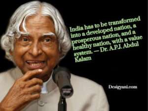 70+ Inspirstional quotes of Dr. APJ Abdul Kalam