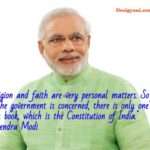 Best Popular Quotes by Narendra Modi Prime Minister of India in English