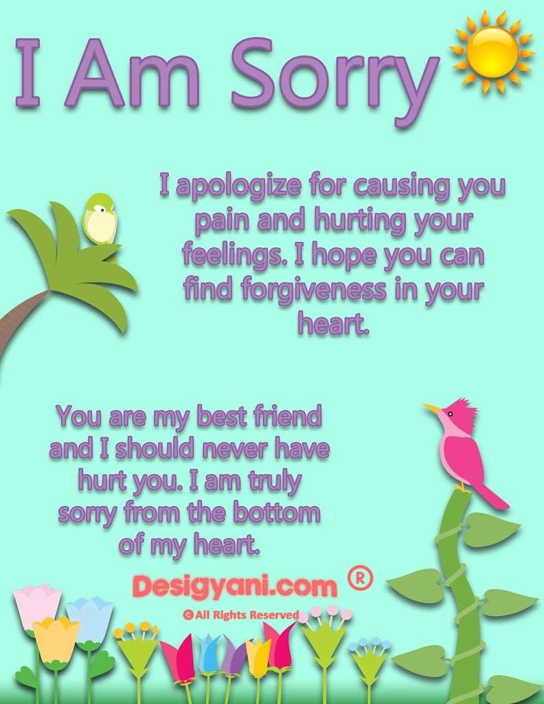 I M Sorry Status For Friends Apology Words To Best Friend Forgive Me My Friend Quotes Status Desi Gyani