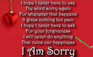 Apology messages for wife/ Girlfriend| Say sorry to your wife/Girlfriend| Sincere apology to your wife/Girlfriend